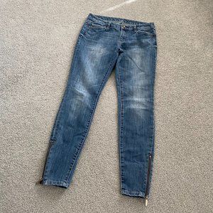 - Michael Kors Skinny Jeans with Zipper Ankles US 2   - Z743